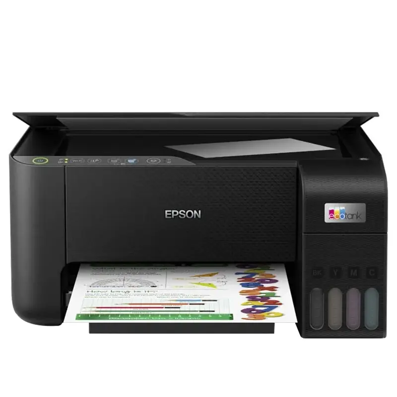 Imprimante Multifonction à réservoir intégré 3en1 couleur Epson ECOTANK L3251 / WiFi + 5 Bouteilles d’encre Epson Incluses