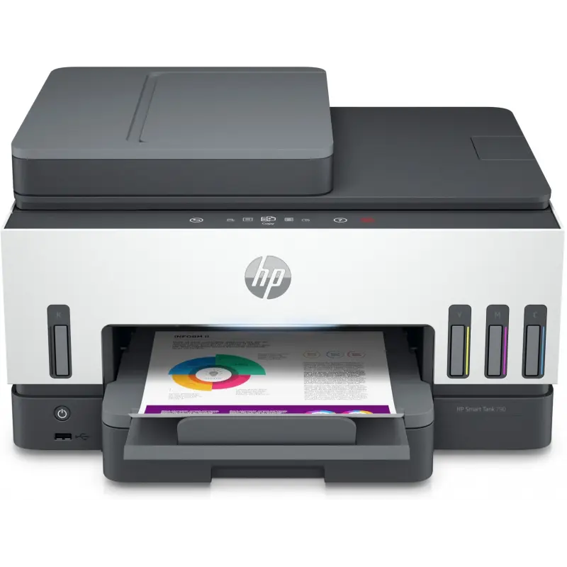 Imprimante Multifonction HP SMART TANK 790 / Couleur / A4 / Wi-Fi Avec 4 BOUTEILLES D&rsquo;encre