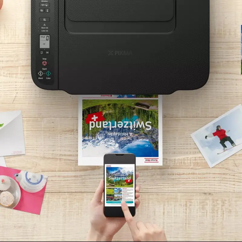 Imprimante Multifonction Jet d&rsquo;encre CANON PIXMA TS3640 Couleur Wifi + 2 Cartouches incluses