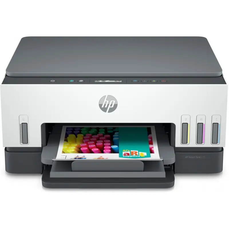 Imprimante tout-en-un HP Smart Tank 670 + 6 Bouteilles D&rsquo;encres