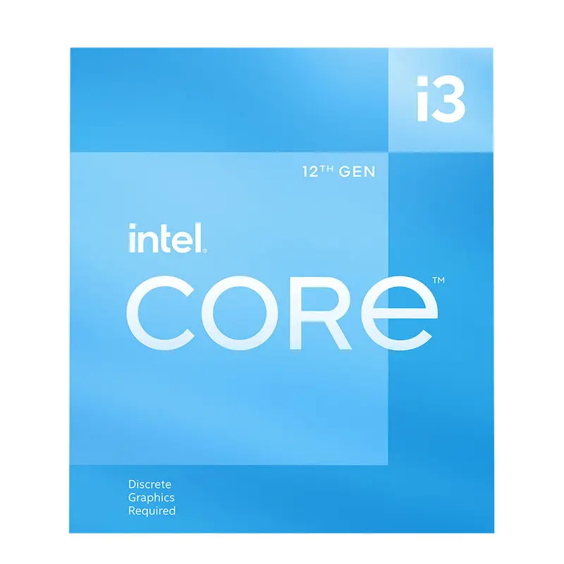 Processeur Intel Core i3-12100F 12e génération