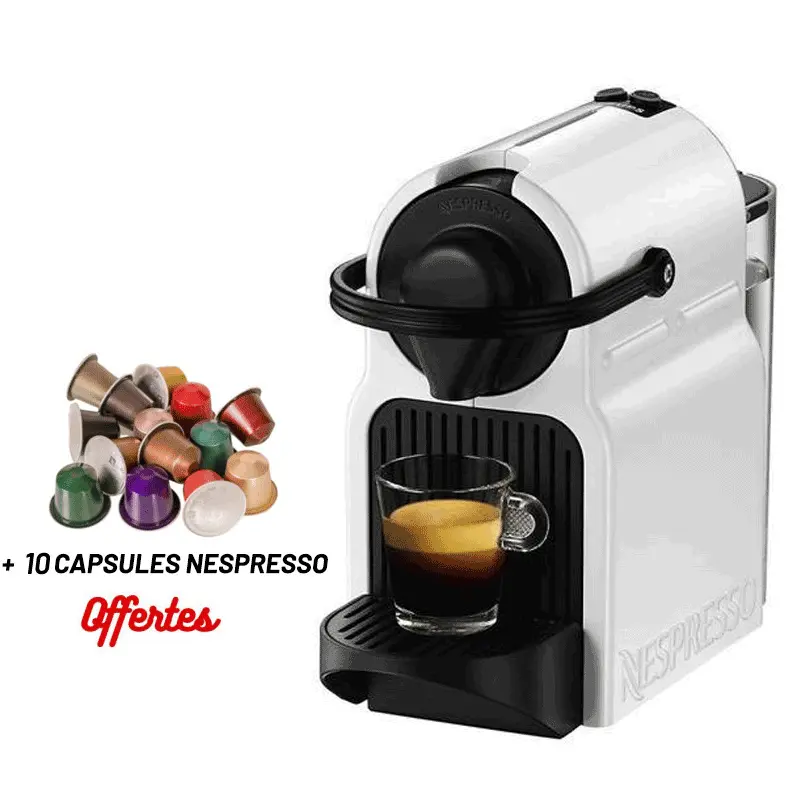 MACHINE À CAFÉ À CAPSULE INISSIA C40 BLANC NESPRESSO