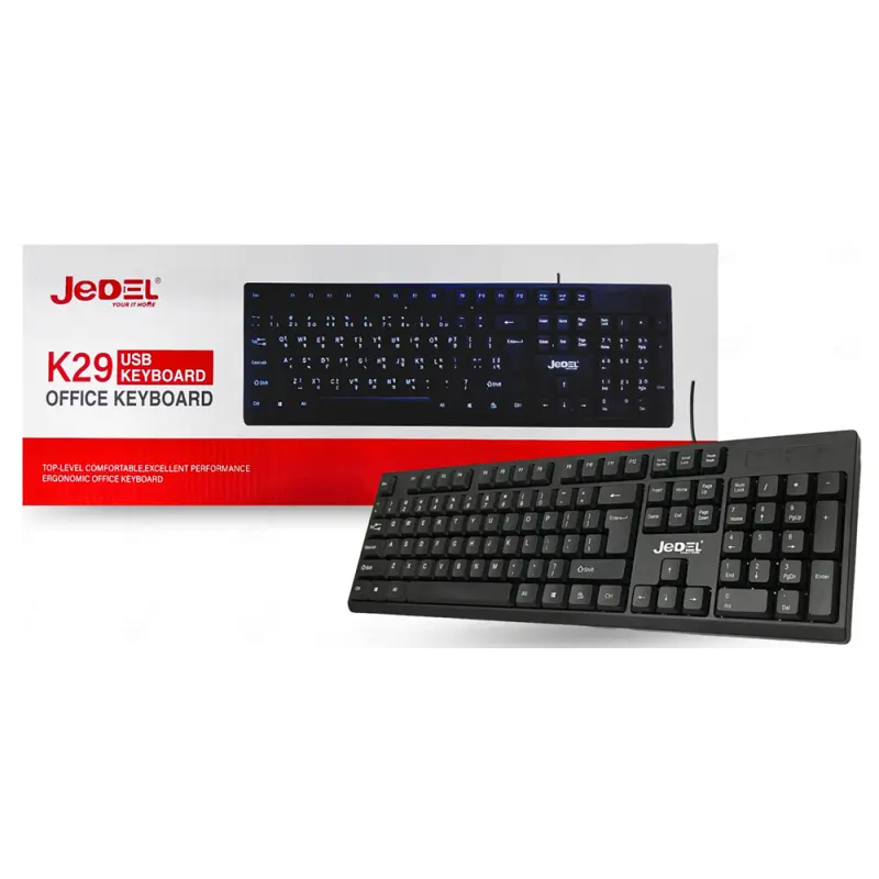 CLAVIER USB JEDEL K29 NOIR