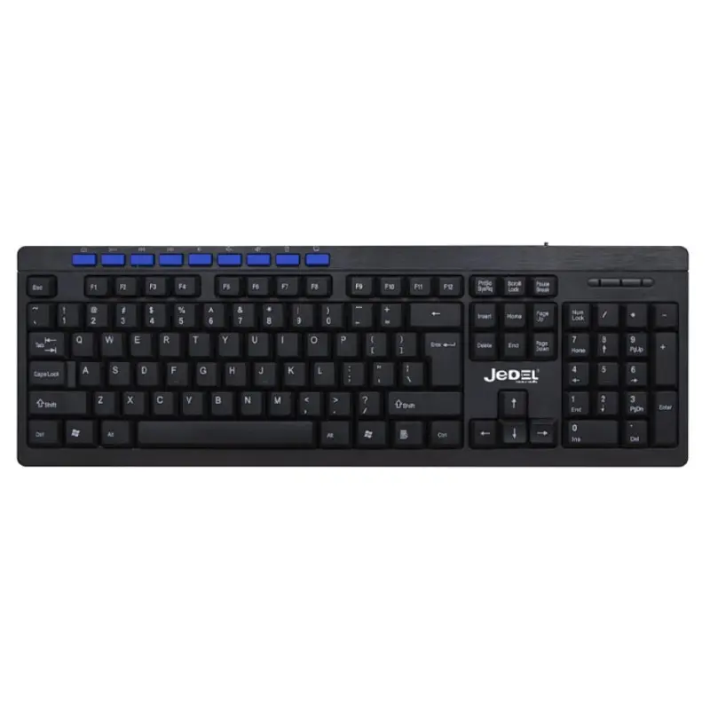 CLAVIER USB JEDEL AZERTY MULTIMEDIA K611 -BLACK