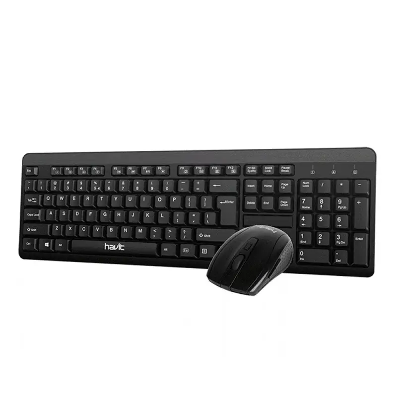 Ensemble Clavier et Souris Sans Fil Havit KB260GCM / Noir