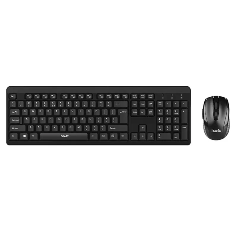 Ensemble Clavier et Souris Sans Fil Havit KB260GCM / Noir