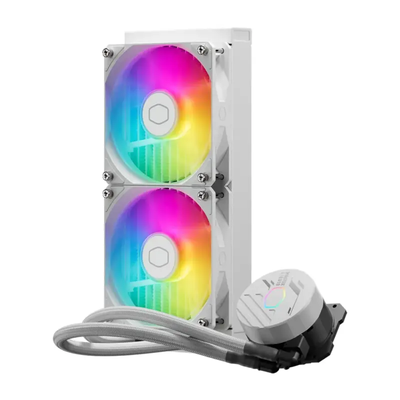 Kit de Watercooling Cooler Master MasterLiquid 240L Core ARGB / LGA 1851 – AM5 / Blanc