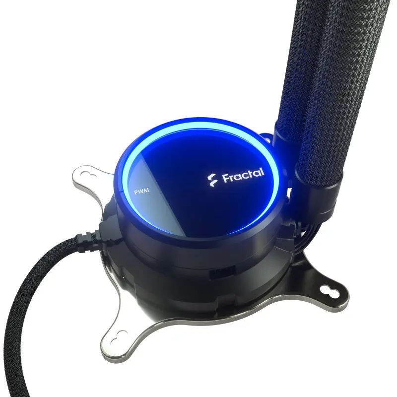 Kit Watercooling AIO Fractal Design Celsius+ S Prisma / RGB / 360 mm / LGA 1700 – AM5 / Noir