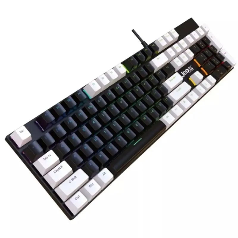 Clavier USB JEDEL GAMER Mécanique KL-95D Surface métallique RGB
