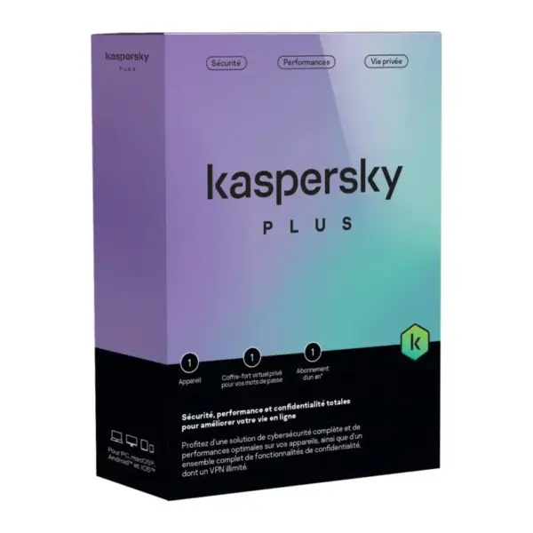Antivirus Kaspersky plus / 10 postes / 1 an