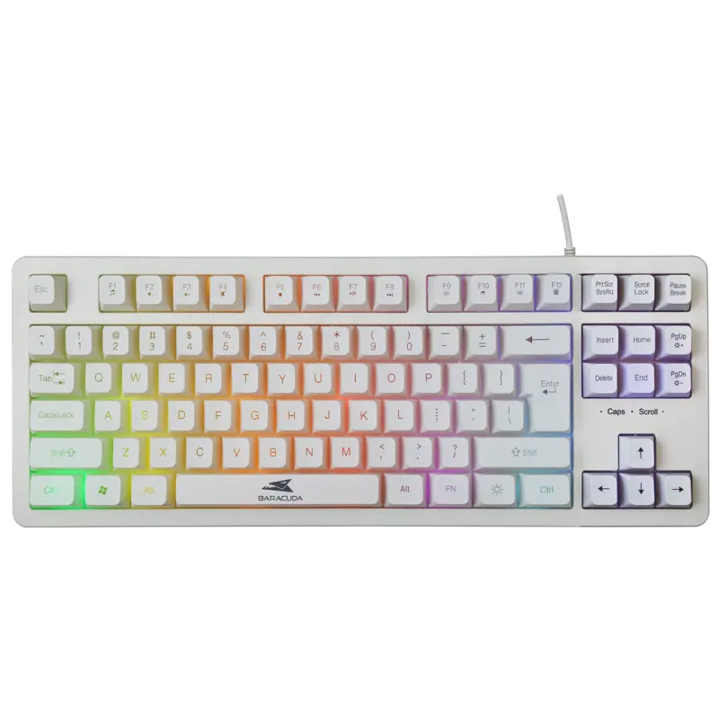 Clavier Gaming Baracuda BGK-01114 KRILL / Blanc