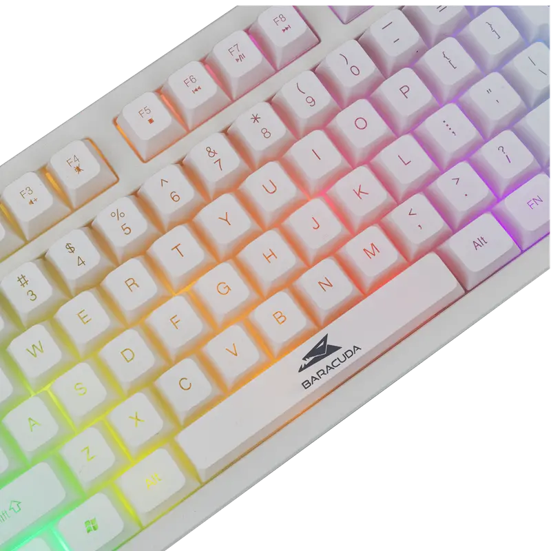 Clavier Gaming Baracuda BGK-01114 KRILL / Blanc