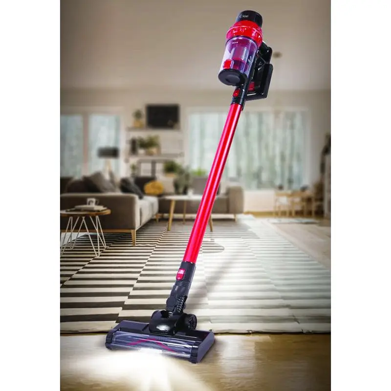 ASPIRATEUR BALAI SANS FIL KIWI / KVC-4040 / ROUGE