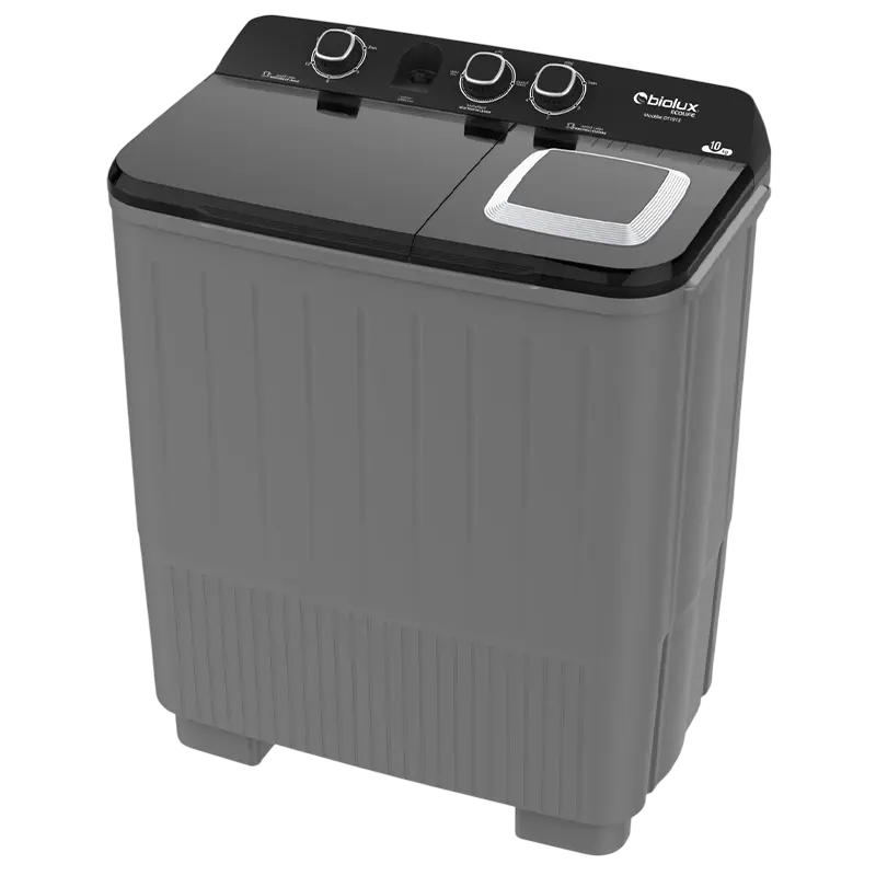 Lave-Linge BIOLUX 10KG Semi-Automatique Silver (DT101S)