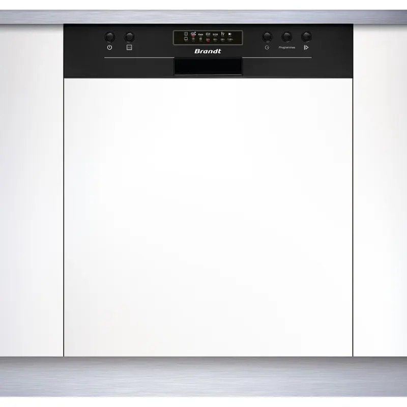Lave Vaisselle Encastrable BRANDT BDB424LB / 14 Couverts / Noir