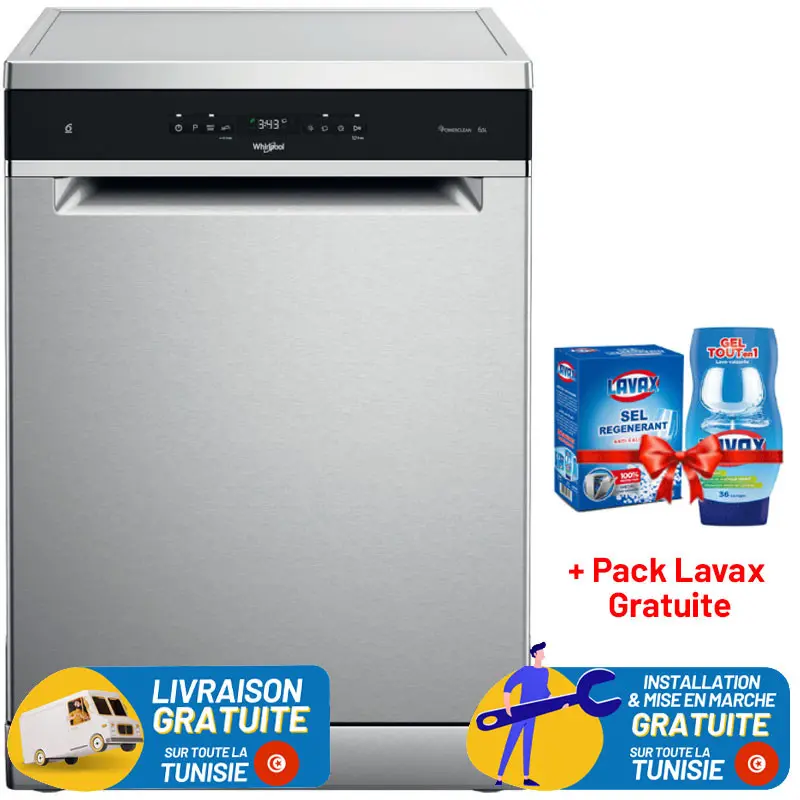 Lave vaisselle Whirlpool 14 Couverts / Inox