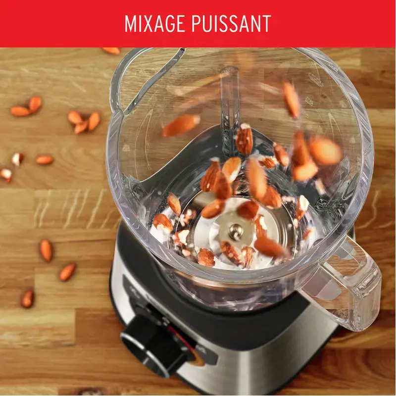 Blender Moulinex Bol en verre thermorésistant 2 Litres / inox / LM871D10