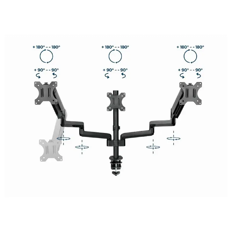 Support De Bureau GEMBIRD MA-DA3-01 / 17&Prime;-27&Prime;