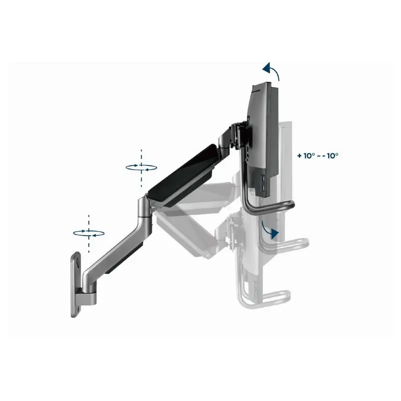 Support De Bureau GEMBIRD MA-WA3-01 / 17&Prime;-27&Prime;