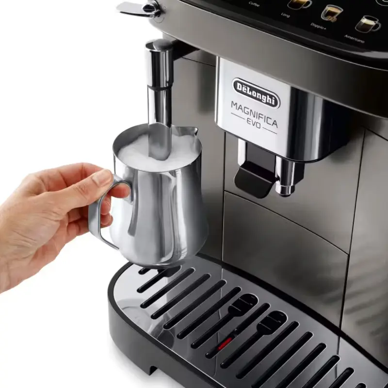 Machine à Café Expresso Automatique Delonghi Magnifica Evo / 1450 W / Chrome