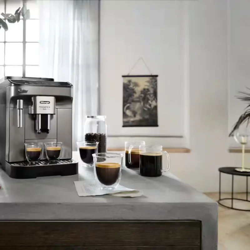 Machine à Café Expresso Automatique Delonghi Magnifica Evo / 1450 W / Chrome