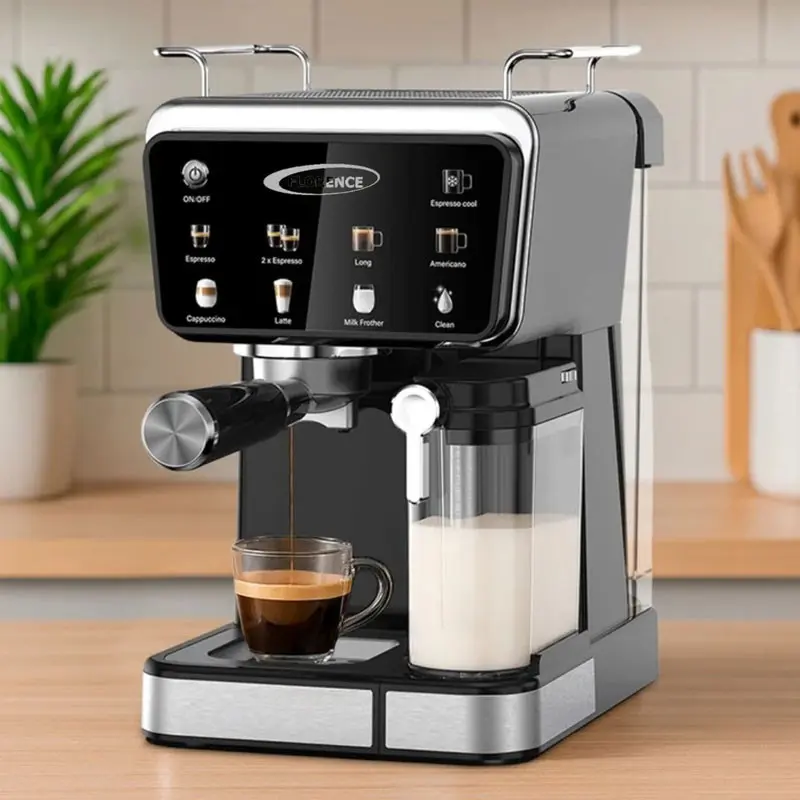 Machine à Café Expresso FLORENCE 9en1 , Latté , Cappuccino 1.5 Litres / 1350W / Noir