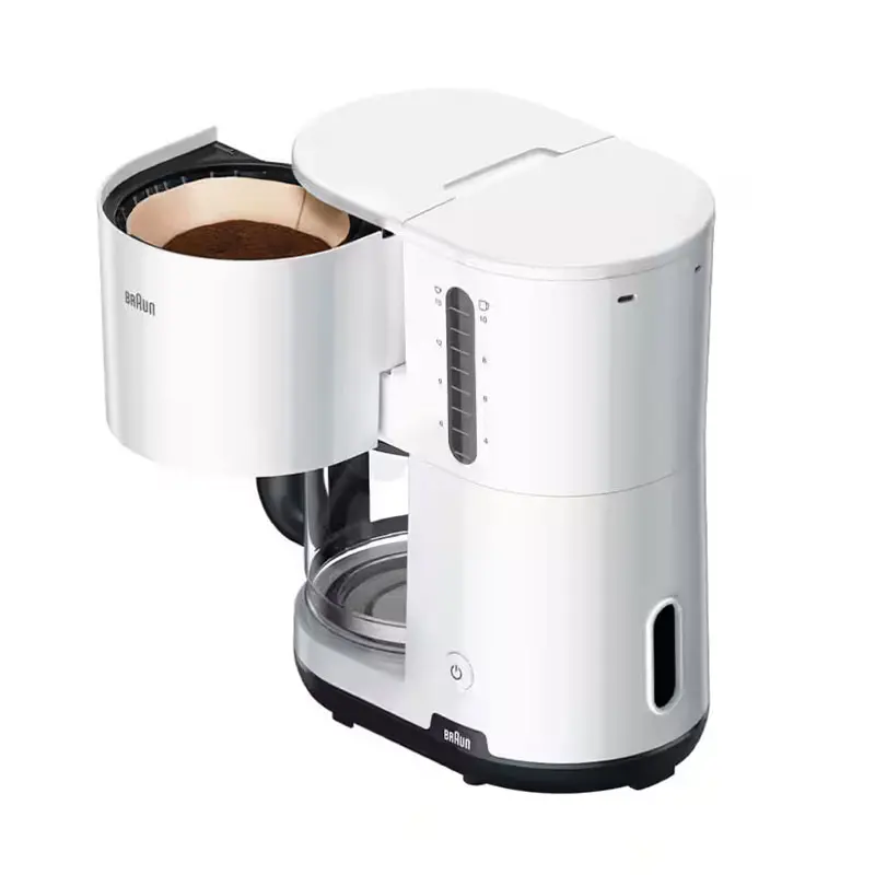 Machine à Café Filtre BRAUN 10 tasses / 1000W / Blanc