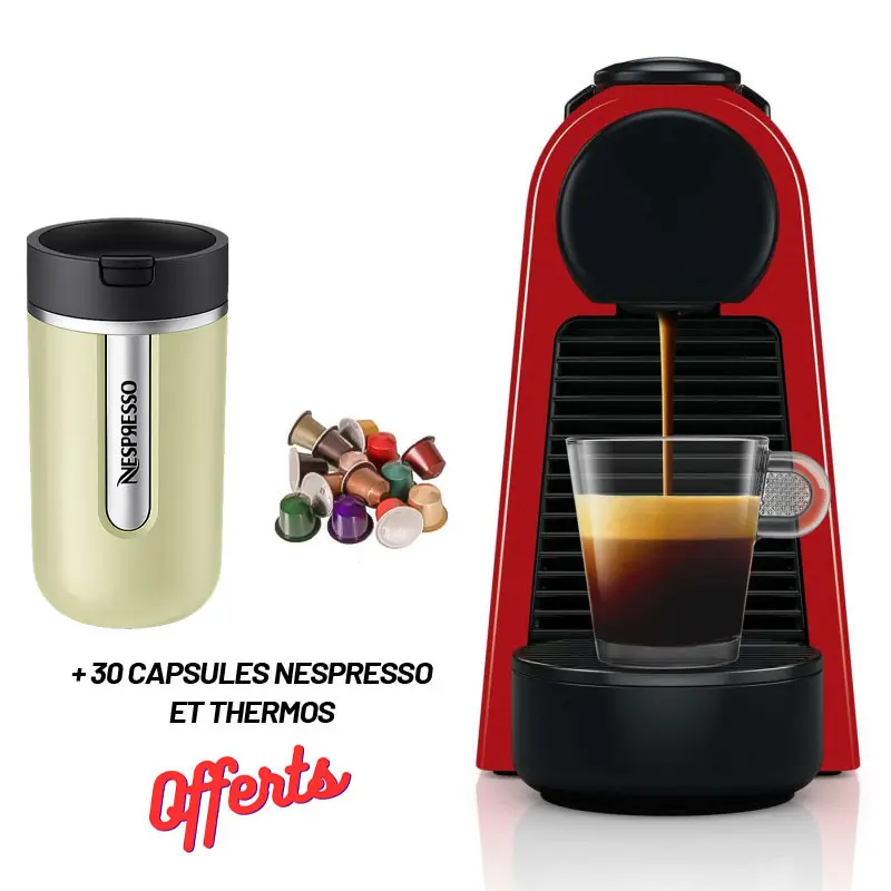 Machine à café Nespresso D30 / Rouge