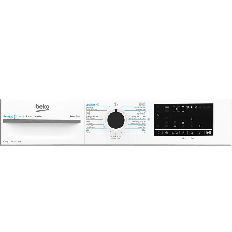Machine a laver BEKO 6kg 1200tr INVERTER / Blanc / BM1WFU36200BW