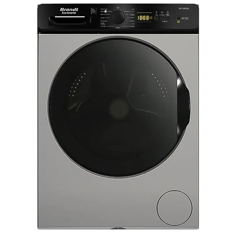 Machine à Laver BRANDT 12Kg INVERTER / Silver / BLF124QSBL