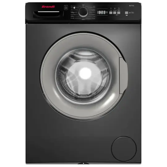MACHINE À LAVER FRONTALE BRANDT BLF742S / 7KG / Silver / BLF742S
