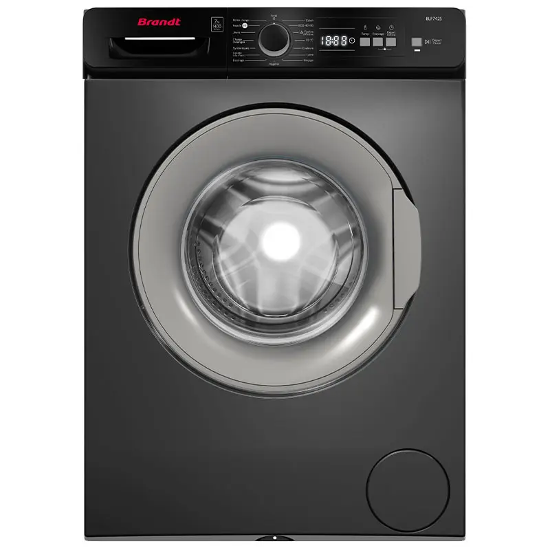 MACHINE À LAVER FRONTALE BRANDT BLF742S / 7KG / Silver / BLF742S