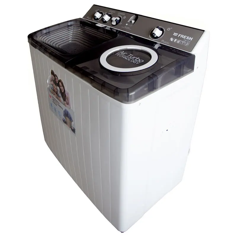 Machine à Laver Semi Automatique FRESH 15Kg Blanc & Gris – TTW-15G