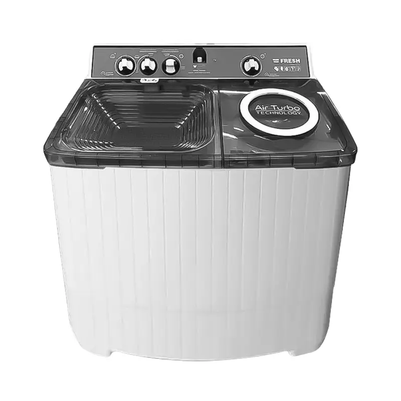 Machine à Laver Semi Automatique FRESH 15Kg Blanc & Gris – TTW-15G