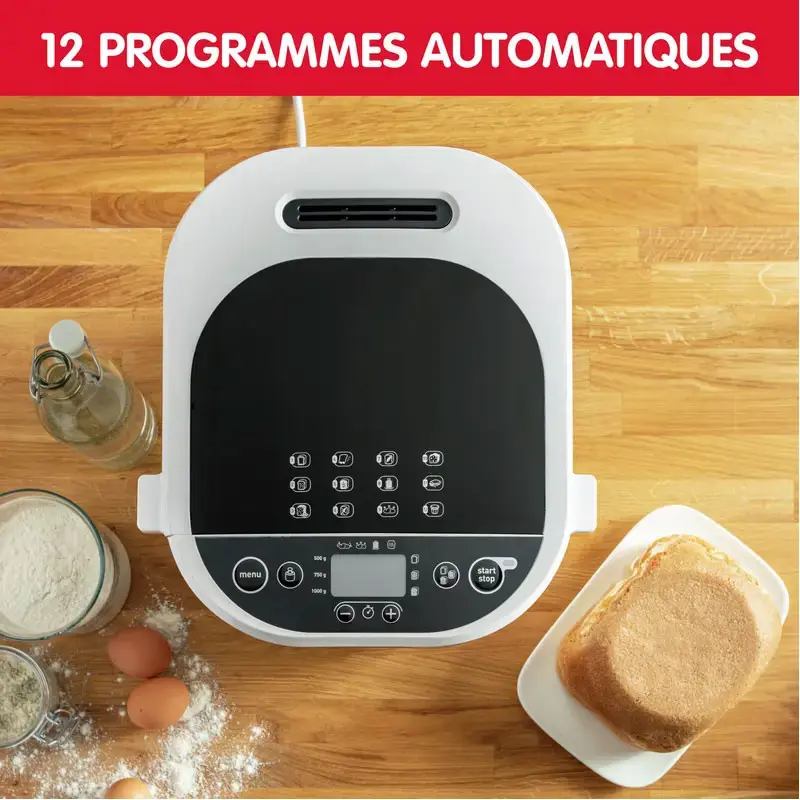 Machine à pain Moulinex 12 Programmes / Blanc