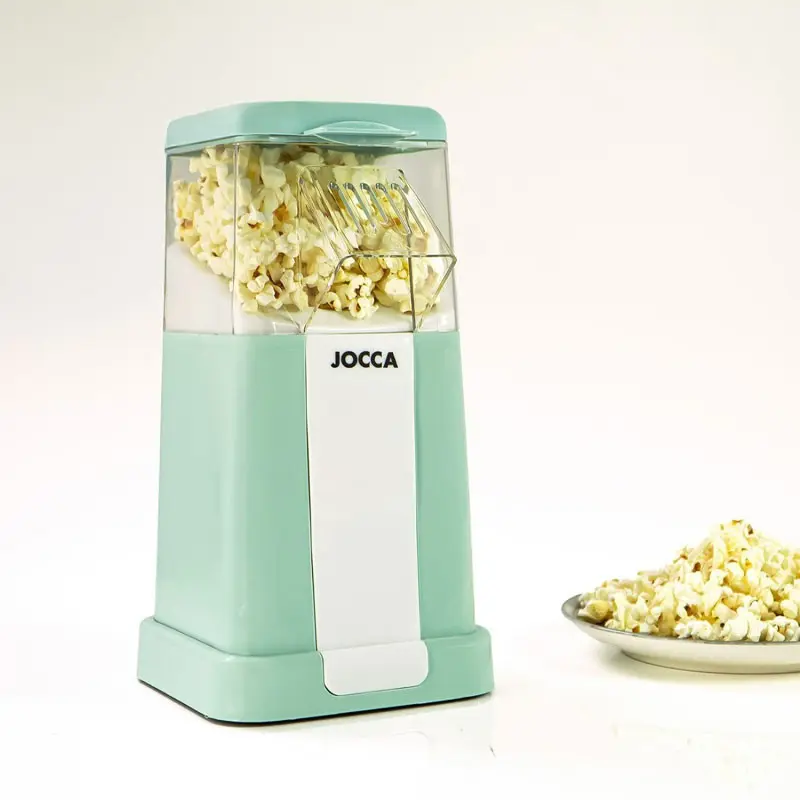 Machine À Pop Corn JOCCA Retro Style OIL 1200W / Turquoise / 5617T