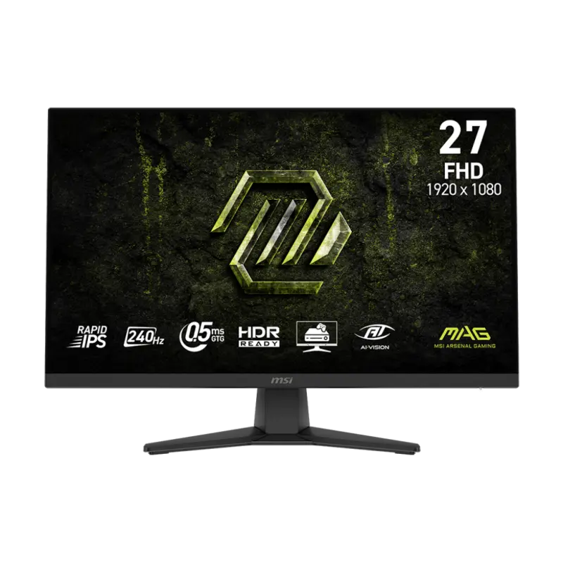 Écran Gaming MSI MAG 272F X24 27&Prime; Full HD IPS / 240 Hz / Noir