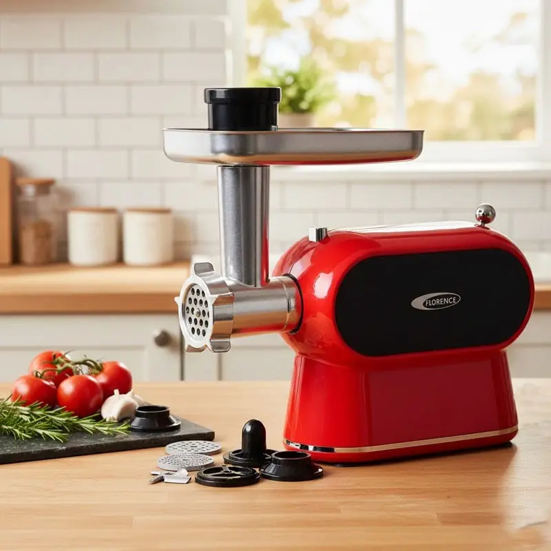 Hachoir à Viande FLORENCE 2000W / Rouge / MG-3633