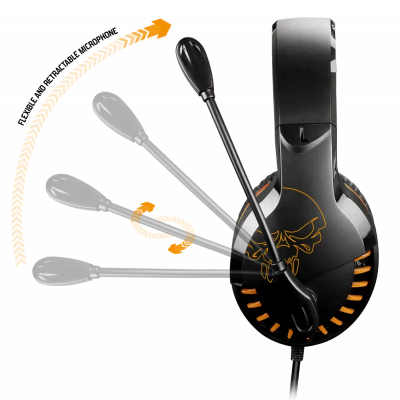 Casque Gaming Spirit of Gamer PRO-H3 / Orange et Noir