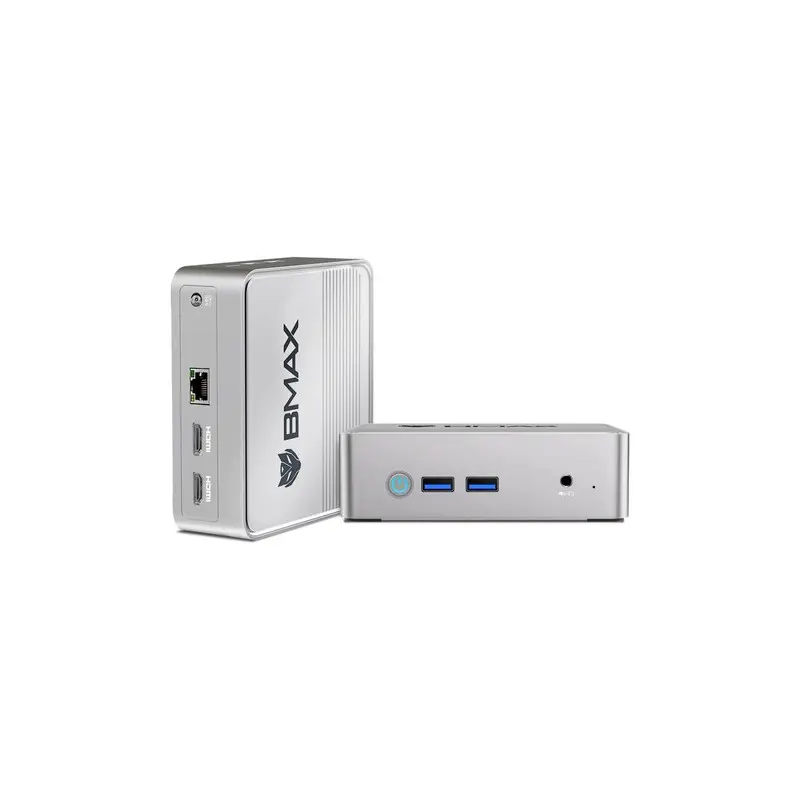 Mini Pc de bureau BMAX B3 / N5095 / 8 Go / 256 Go SSD / Windows 11 / Silver Avec Écran Samsung LS24D300G 24&Prime; LED Full HD IPS / 100 Hz