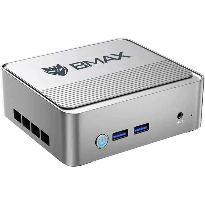 Mini Pc de bureau BMAX B3 / N5095 / 8 Go / 256 Go SSD / Windows 11 / Silver Avec Écran Samsung LS24D300G 24&Prime; LED Full HD IPS / 100 Hz