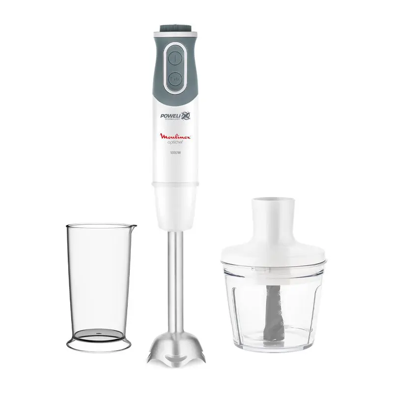 MIXEUR PLONGEANT 3EN1 MOULINEX DD6551EG 1000W – BLANC