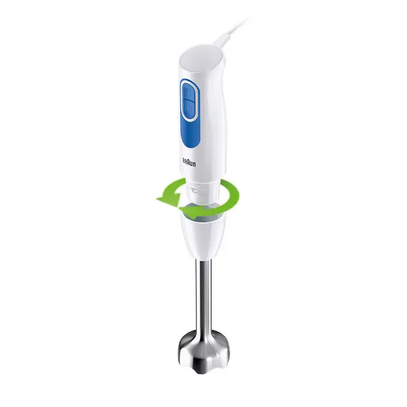 Mixeur Plongeant Braun 500ml / Blanc et Bleu / MQ20236M