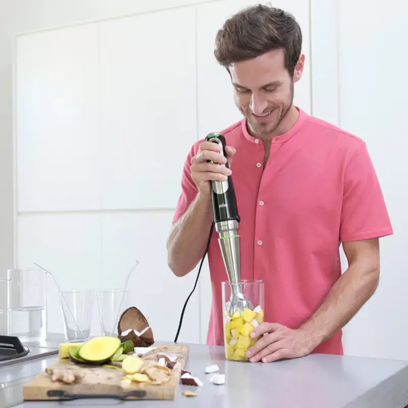 MIXEUR PLONGEANT BRAUN MQ9195XLI MULTIQUICK 9 / 1200 W / NOIR