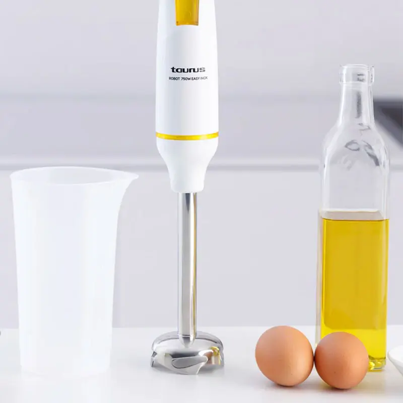 MIXEUR PLONGEANT TAURUS AVEC BOL / 750W / BLANC & JAUNE / 916403