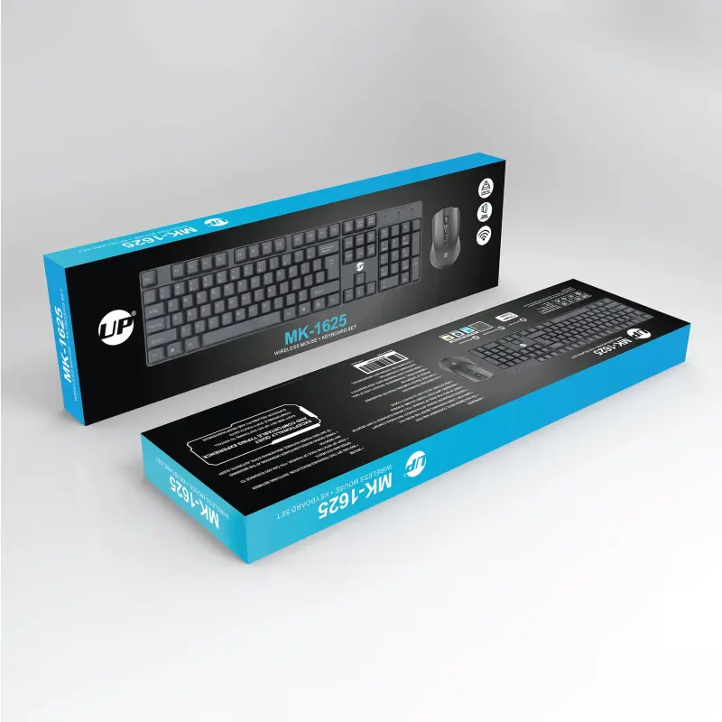 Ensemble clavier et souris Compact Sans Fil / Noir