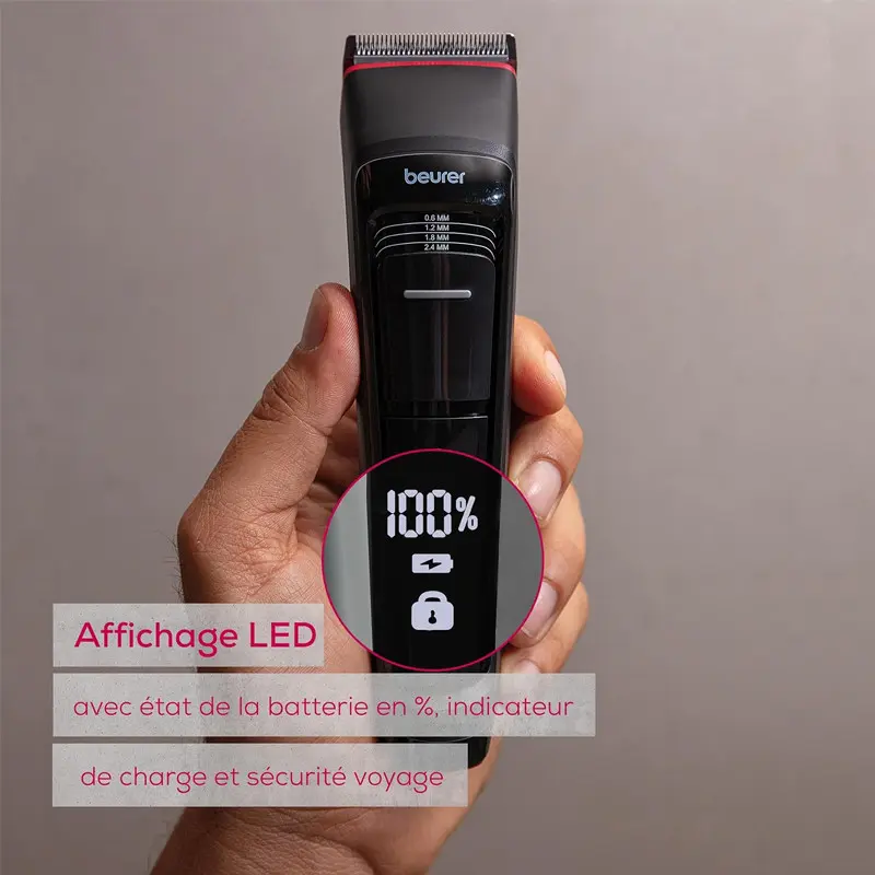 Tondeuse A Cheveux Rechargeable BEURER MN5X – Noir