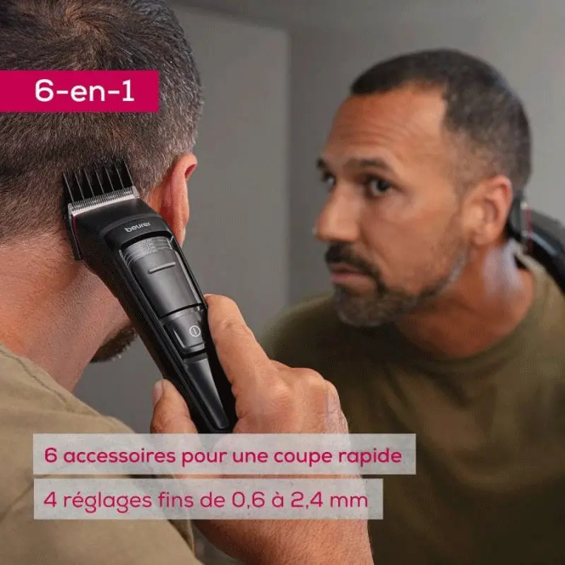 Tondeuse A Cheveux Rechargeable BEURER MN5X – Noir