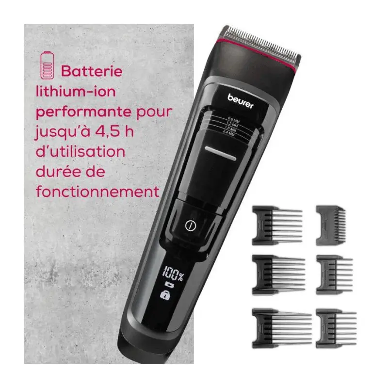 Tondeuse A Cheveux Rechargeable BEURER MN5X – Noir