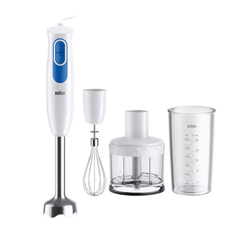 Mixeur Plongeant Braun 500ml / Blanc et Bleu / MQ20236M